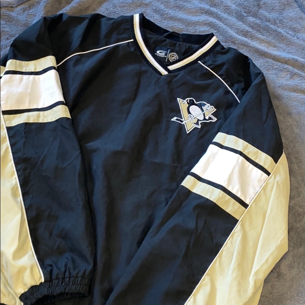 pittsburgh penguins windbreaker pullover